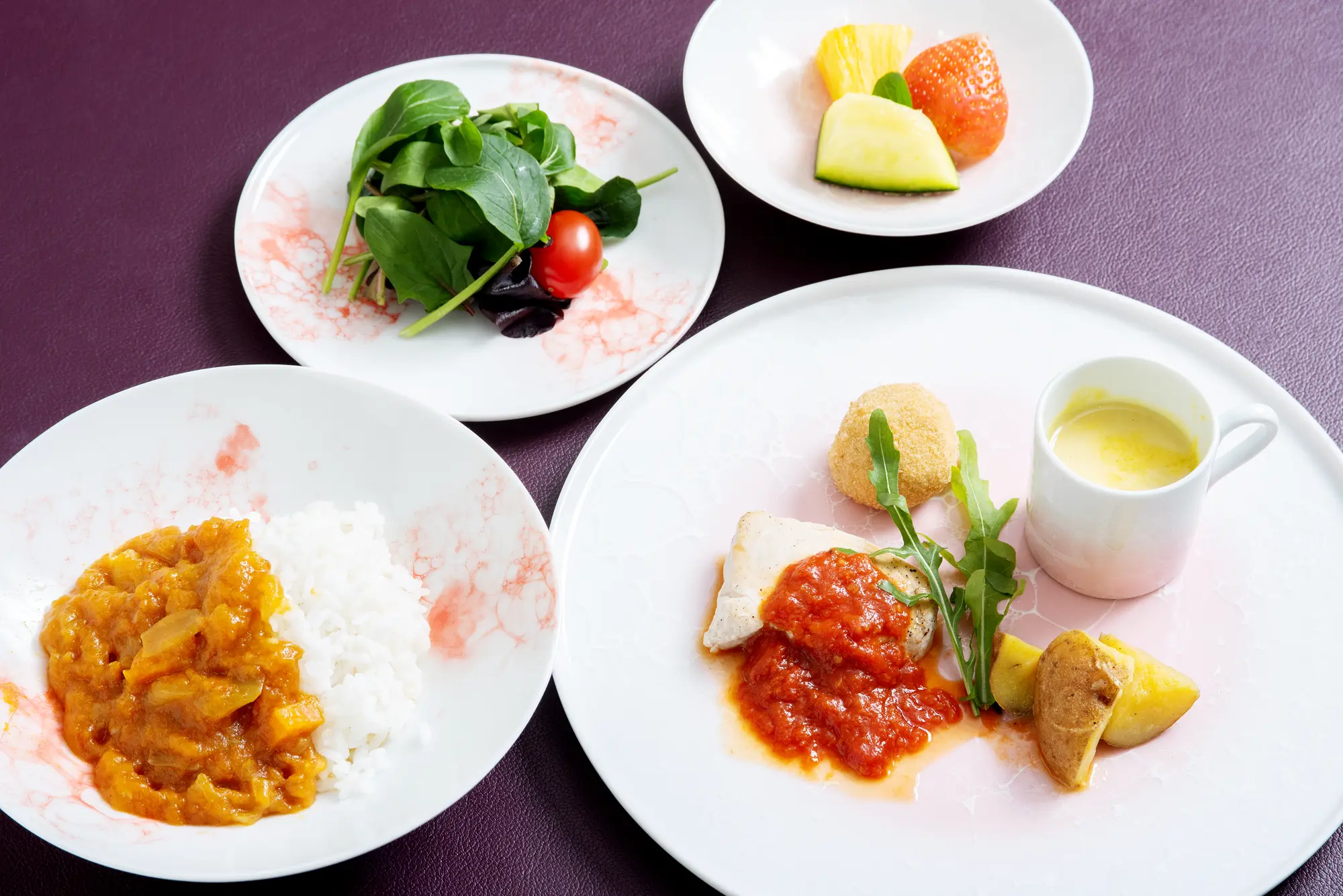 低アレルゲンメニュー 夕食子供