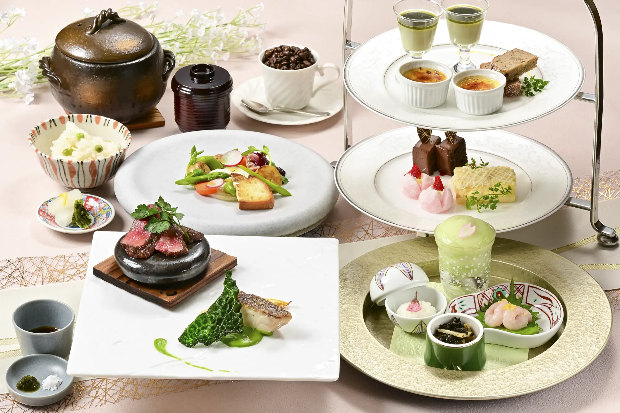 プリフィックスコース 【和洋コース】 4/13～6/30のお品書き