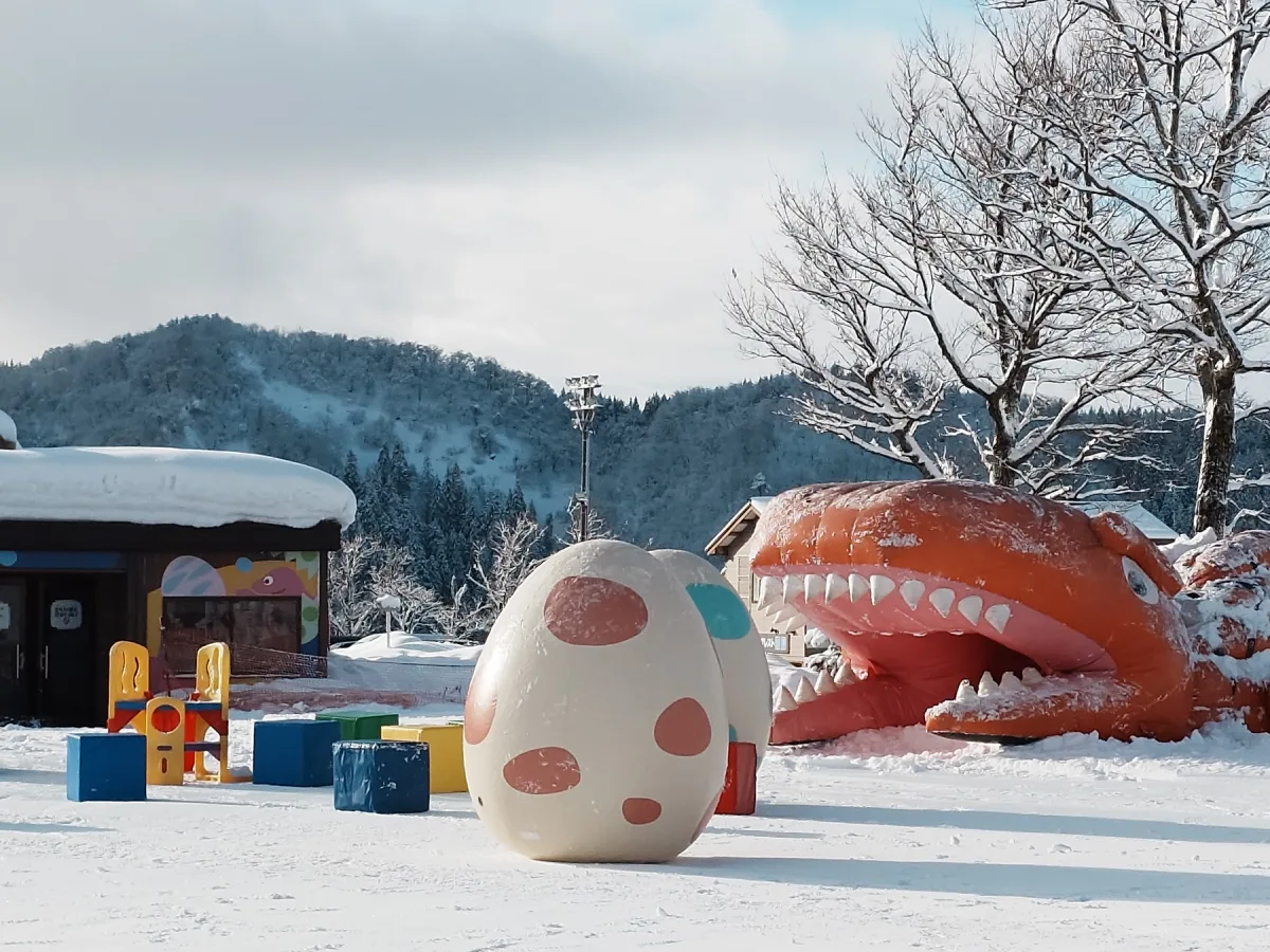 ふわふわ遊具エリア